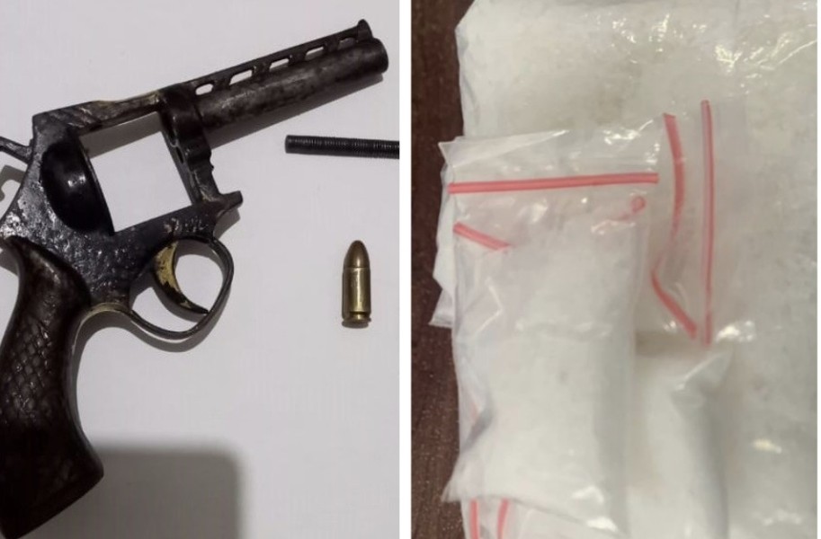 Polres Kampar Bongkar Jaringan Sabu di Kebun Gambir, Tersangka Bawa Senjata Api