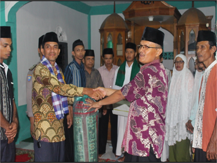 Tim Safari Ramadhan Pemerintahan Nagari Kapa, lakukan kunjungan terakhir ke Masjid Muslimin
