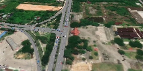 Simpang Sebidang Arifin Ahmad Depan Purna MTQ Pekanbaru Segera Dibuka Tahun Ini