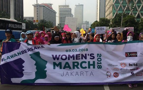 Women's March di Jakarta Suarakan 8 Tuntutan