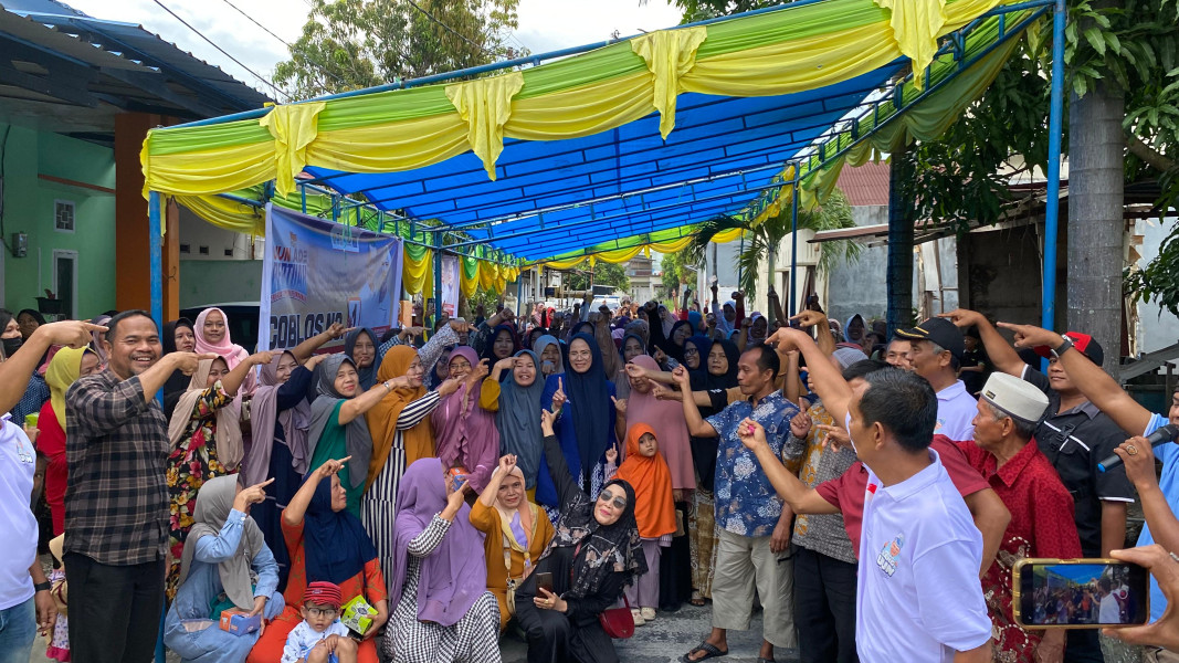 Satu Suara untuk Muflihun-Ade, Jalan Suka Karya Jadi Bukti Kepemimpinan Berhasil !