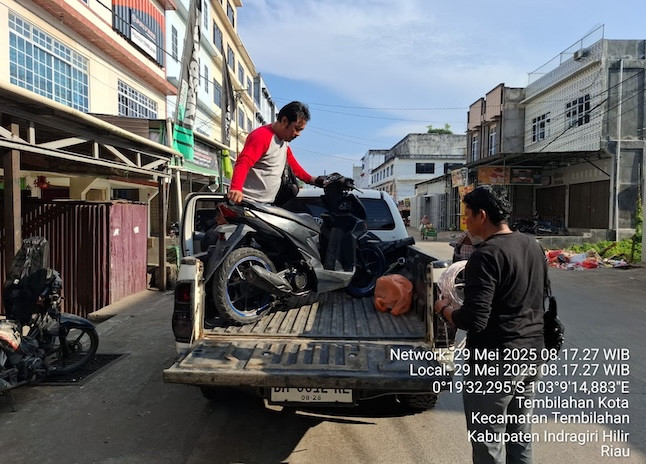 Tiga Penadah Motor Curian dari Kasus Pembunuhan Suyono di Inhu Ditangkap Aparat Gabungan