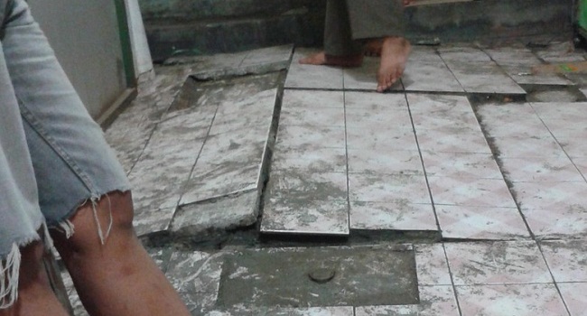 Luapan Lumpur di Marunda Center Membuat 30 Bangunan Retak-retak