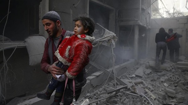 Ghouta Timur Dibombardir Rezim Suriah, Rusia Minta Sidang DK PBB