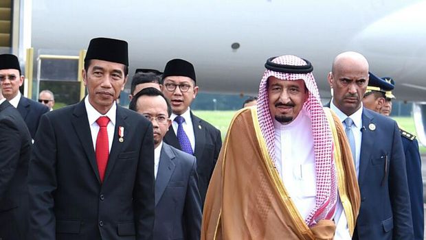 Raja Salman Tiba di Indonesia