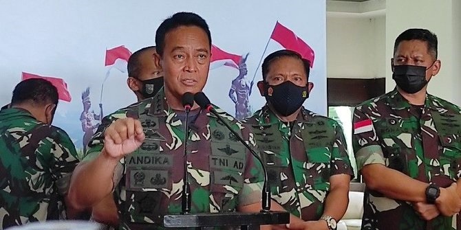 Penjelasan Panglima TNI Jenderal Andika Soal Kekosongan Jabatan Pangkostrad