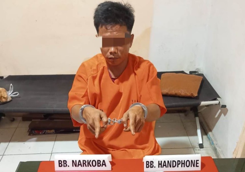 Pria 26 Tahun Ditangkap Bawa 19 Paket Sabu di Kampar, Diduga Pengedar