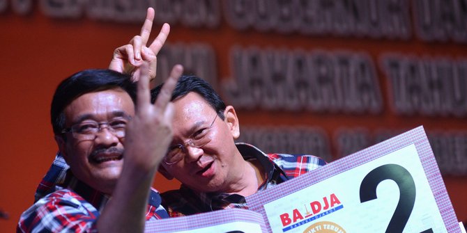 Survey Indocon Prediksi Ahok-Djarot Kalah, Pilgubri DKI Dua Putaran
