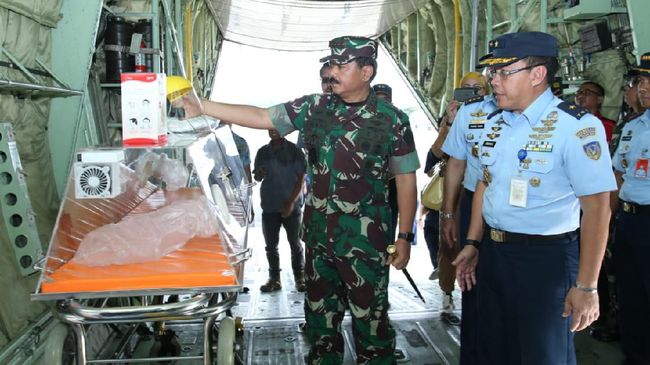 Hercules C-130 Kembali ke Indonesia Bawa 9 Ton Alat Kesehatan