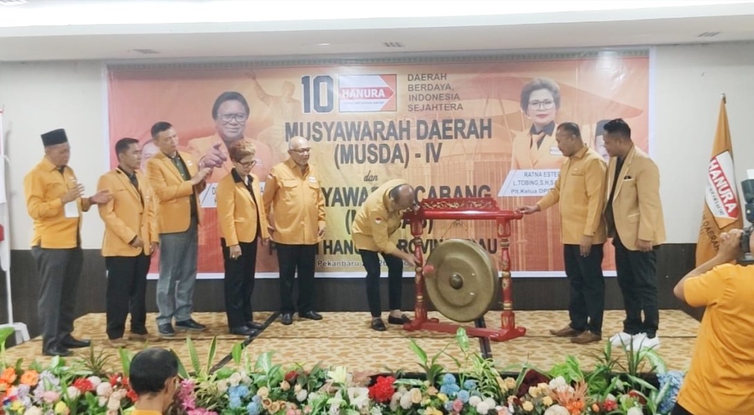 Partai Hanura Riau Gelar Musda dan Muscab Serentak, Darnil Pimpin DPD Riau, Zulfahmi Nahkodai Hanura Pekanbaru