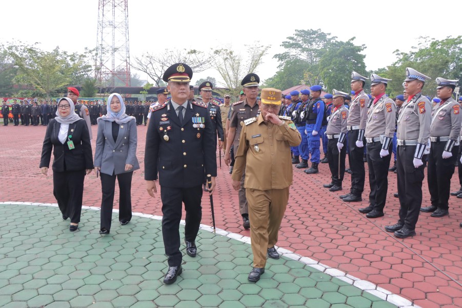 Polres Rohil Gelar Upacara Hari Bhayangkara ke-79, Tekankan Sinergi dan Pelayanan Humanis