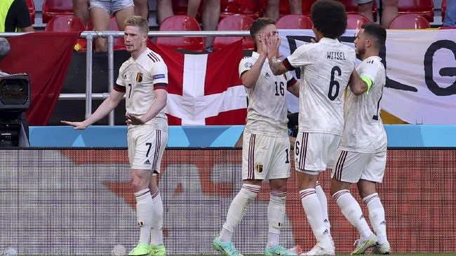 Alasan De Bruyne Tak Selebrasi Gol Saat Belgia Tekuk Denmark