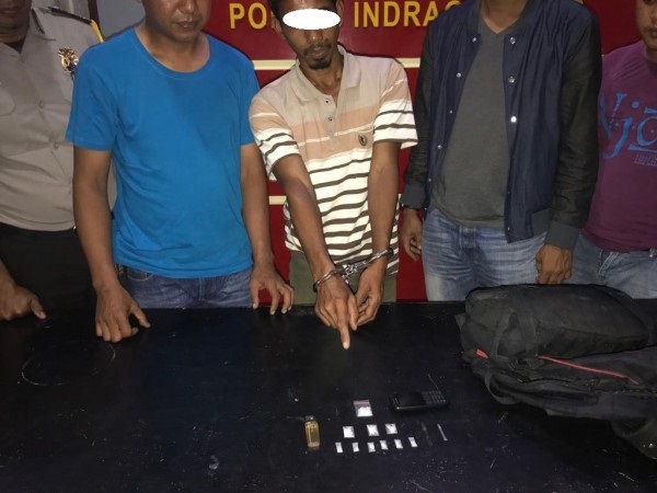 Pengedar Narkoba di Kempas Inhil Tertangkap, Polisi Sita 10 Paket Sabu