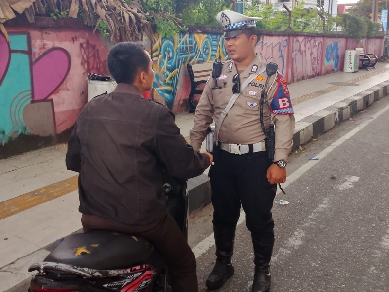 Satlantas Pekanbaru Tindak 40 Pelanggar di Hari Pertama Operasi Patuh Lancang Kuning