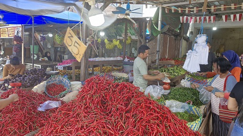 Lonjakan Teratasi! Harga Cabai Merah Pekanbaru Kembali Normal, Cabai Rawit Stabil Rp30 Ribu