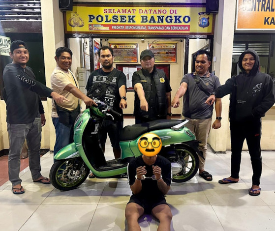 Polsek Bangko Ungkap Kasus Curanmor, Barang Bukti Ditemukan di Semak