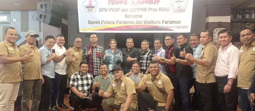 Walikota dan Bupati Pariaman Hadiri Temu Ramah PKDP dan Gempar Riau