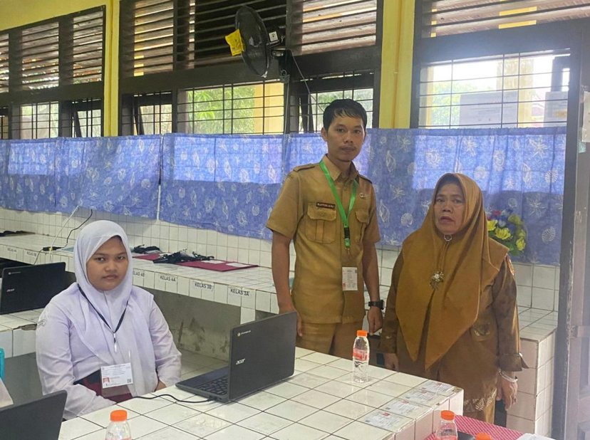 TKA Hari Pertama di SD Negeri 1 Pekanbaru Berjalan Lancar