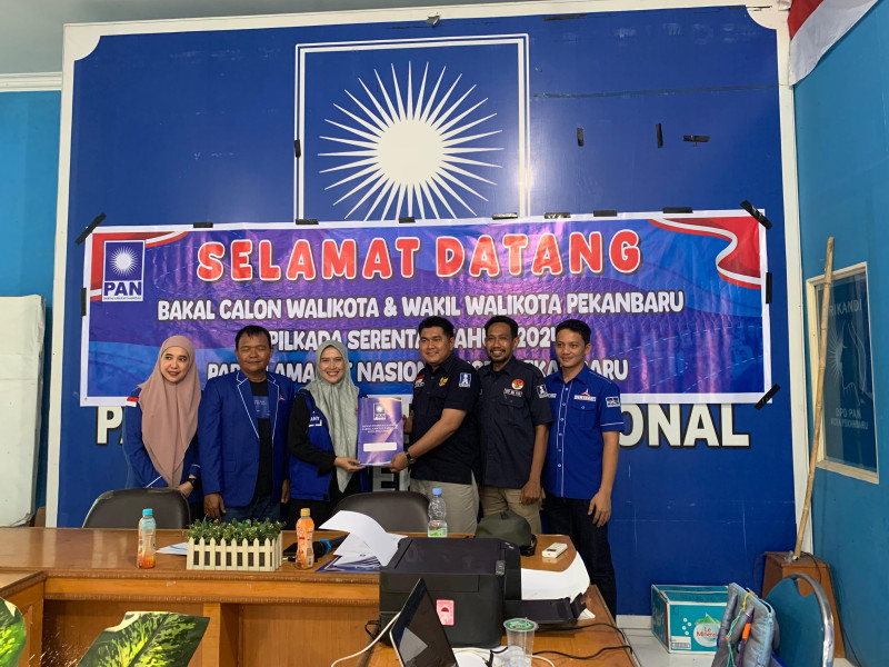 7 Penantang Berebut Kursi Walikota Pekanbaru, PAN Janji Seleksi Ketat dan Tanpa Mahar Politik