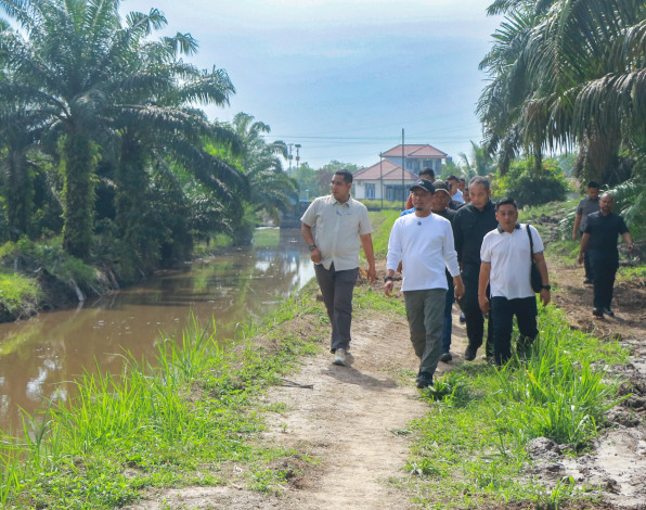 Wali Kota Pekanbaru Tinjau Revitalisasi Parit Belanda untuk Atasi Banjir Rumbai