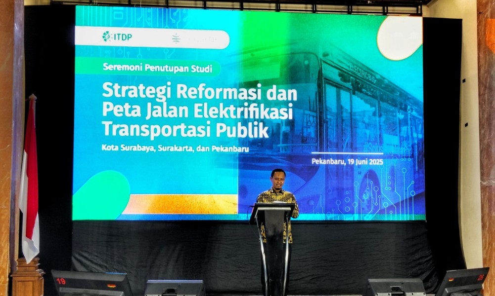 Wali Kota Agung Apresiasi ITDP, Pekanbaru Jadi Lokasi Studi Transportasi Listrik Nasional