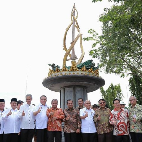 Tugu Integritas yang Diresmikan Ketua KPK Disidik Kejati Riau