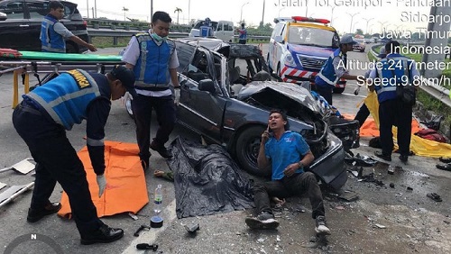 Tragedi Pagi Hari di Tol Pandaan-Gempol yang Tewaskan Ibu dan Dua Anaknya