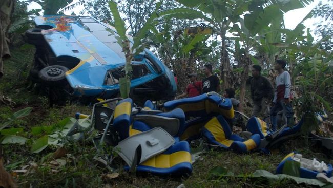 Korban Tewas Bus Sriwijaya di Pagar Alam Jadi 25 Orang