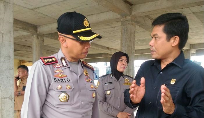 Komisi IV Pekanbaru Tinjau Proyek Pembangunan Gedung Polresta Pekanbaru