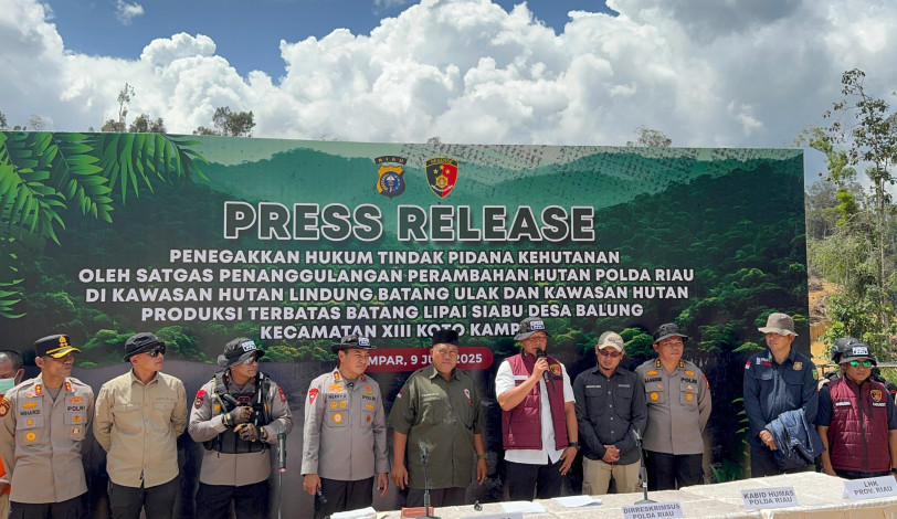 Gunakan Surat Adat & Hibah Palsu, Pelaku Sawit Ilegal Kampar Ditangkap Polda Riau