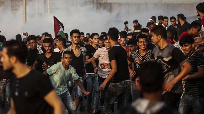 Warga Gaza Kembali Demo di Perbatasan Israel pada Maret 2020