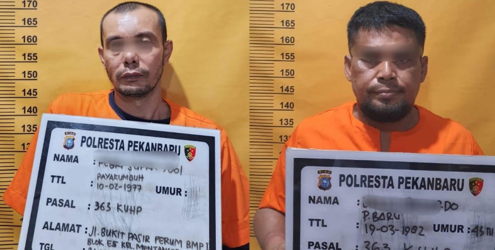 Polisi Bekuk Karyawan BUMN Terlibat Pembobolan Brankas Kantor Pos Pekanbaru