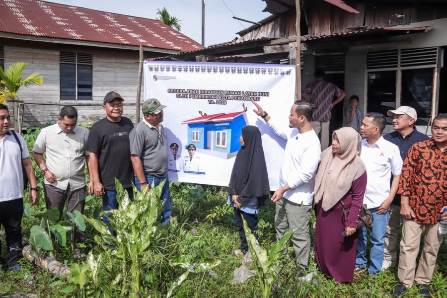 42 Unit Rumah Layak Huni Akan Dibangun untuk Warga Kurang Mampu di Pekanbaru