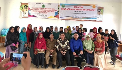 Antisipasi Narkoba, Tim Dosen Fakultas Hukum Unilak Beri Penyuluhan Masyarakat Rumpes