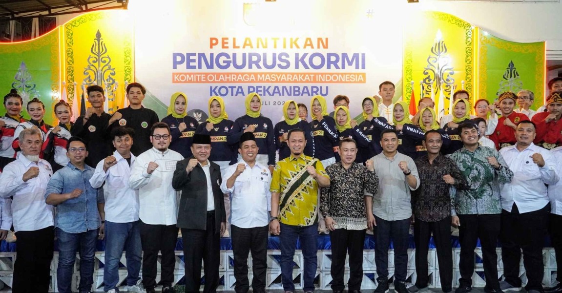 Wali Kota Pekanbaru Apresiasi Pelantikan KORMI 2025–2029: Dorong Budaya Olahraga Masyarakat