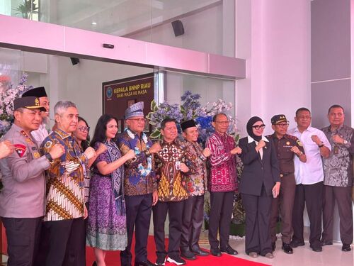 BNN Riau Resmikan Gedung Baru di Jalan Labersa, Komitmen Perangi Narkoba Ditegaskan