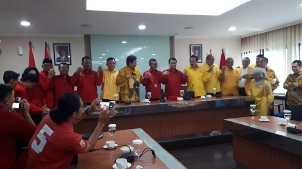 PDIP dan Golkar Sepakati Strategi Pemenangan Jokowi di 2019