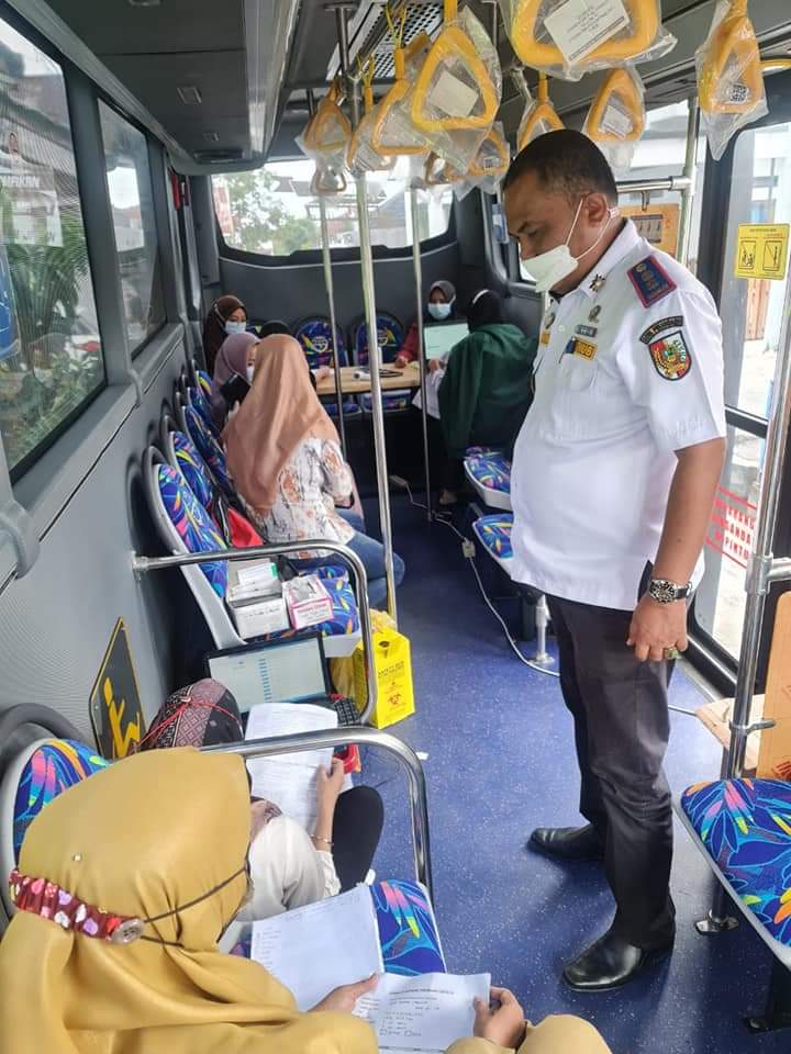 Fokus Hari Bakti Adhyaksa Ke 61, Satu Hari Bus Vaksin Keliling Stop Beroperasi