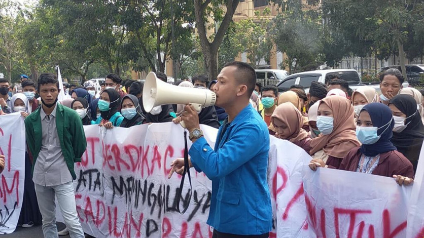 Jika Sayuti tak Dibebaskan, Mahasiswa Riau Ancam Lakukan Aksi Besar-besaran