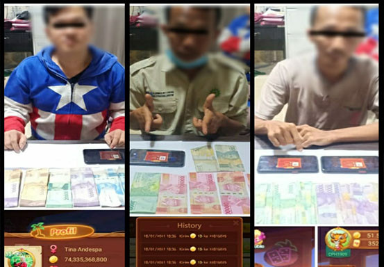 Terlibat Jual Beli Chips Higgs Domino Island, 3 Warga Selatpanjang Ditangkap Polisi