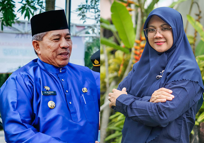 Alfedri Dominasi Survei Pilkada Siak, Selisih 20% dari Afni