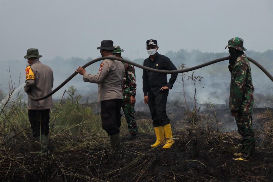 Karhutla Rokan Hilir: 40 Hektare Lahan Terbakar, Pemadaman Masih Berlangsung