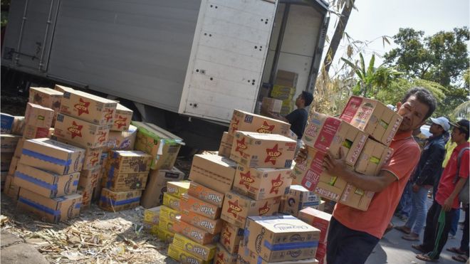 Sejumlah warga di Lombok kekurangan bantuan, warga 'makan sekali sehari'