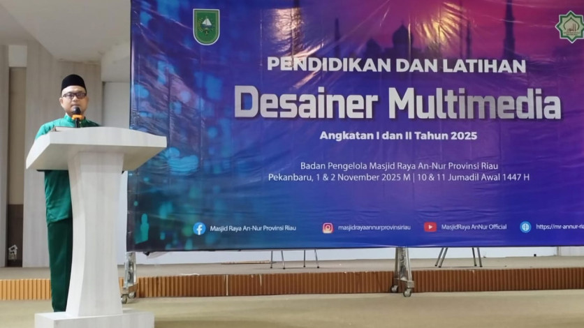 BPMR An-Nur Riau Gelar Diklat Disainer Multimedia 2025, Perkuat Digitalisasi Dakwah Masjid