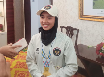 Bawa Emas SEA Games 2025, Atlet Panjat Tebing Riau Puja Lestari Disambut Plt Gubernur