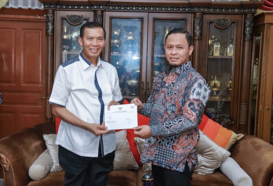 Wali Kota Pekanbaru Agung Nugroho Anjangsana ke Firdaus dan Ayat Jelang HUT ke-241