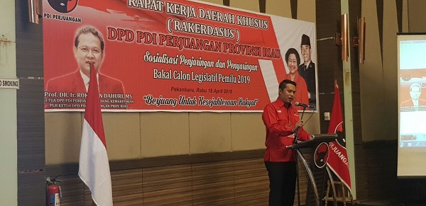 SK Pergantian Ketua PDI-P Riau Tak Ditunjukkan, Kordias: Saya Terima Dengan Bahagia