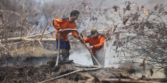 Kebakaran Lahan Kembali Terjadi di Riau, Tim Satgas Kekurangan Helikopter