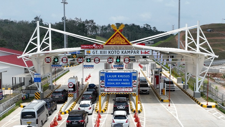 H-3 Lebaran, Trafik di Tol Trans Sumatera Meningkat 67 Persen