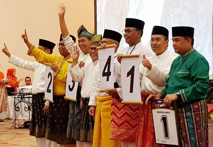 Maju Pilgub Riau, Firdaus Kembali Mendapatkan Nomor Kemenangan Tahun 2017